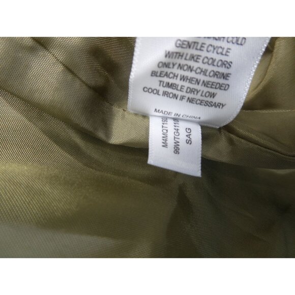 Marc New York Women's Olive Green Long Quilted Vest Size‎ L - Picture 6 of 7